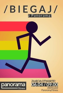 Panorama Fitness - Biegaj z Panoramą - plakat