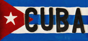 biała-kubańczyk-flaga-na-metalu-talerzu-kuba-40662153